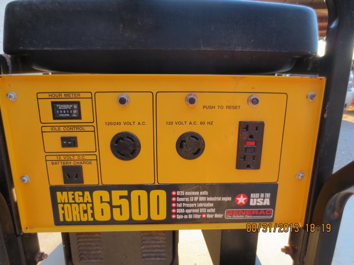 (SOLD) Generac mega force 6500 Classified Ads
