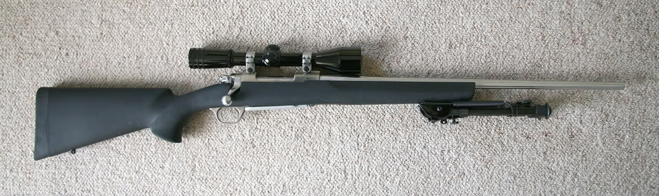 Hogue overmolded stock, pillar bed, fits Ruger M77 Mk II, long action(.25-0...
