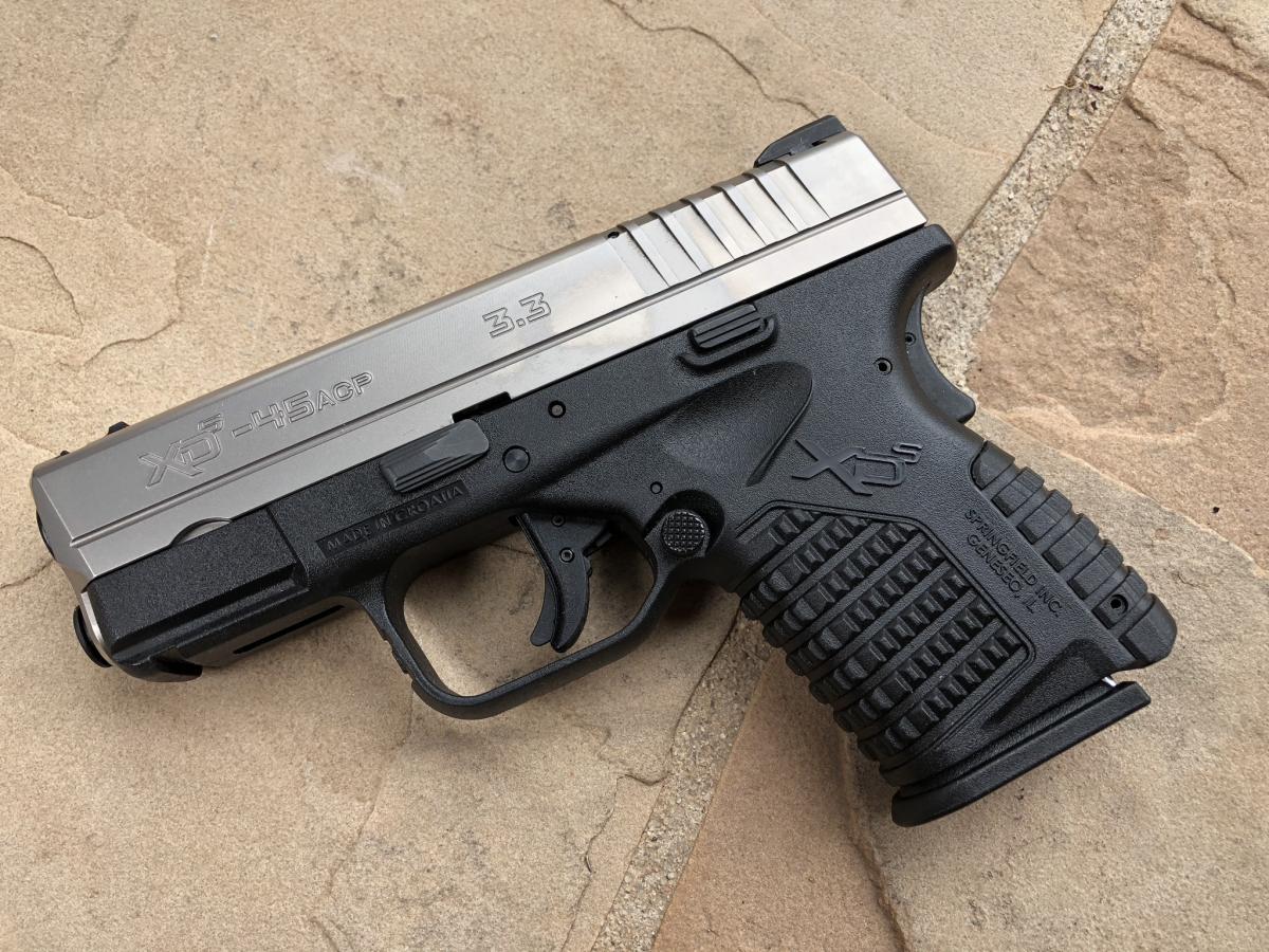 Springfield XDs 3.3 in 45 ACP. 