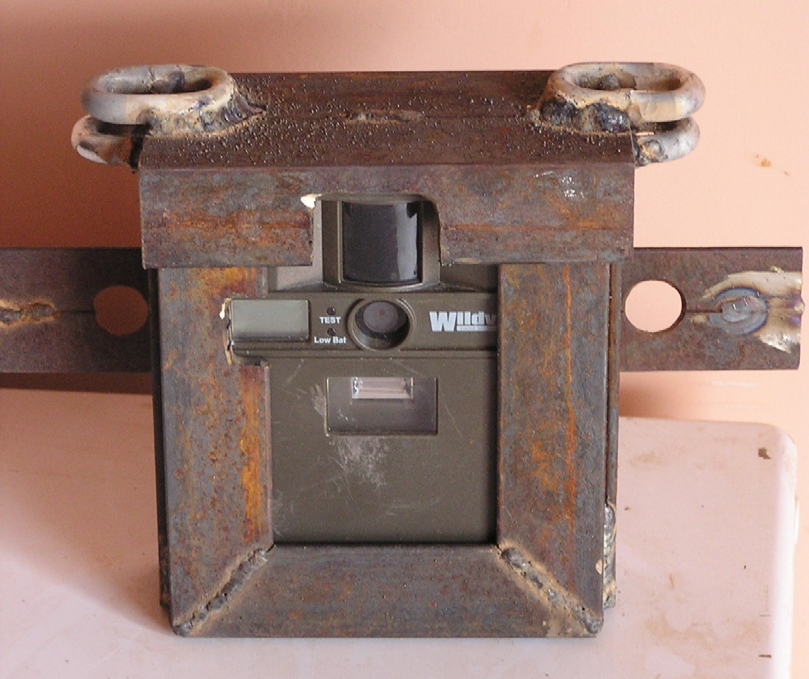 Game camera store for security