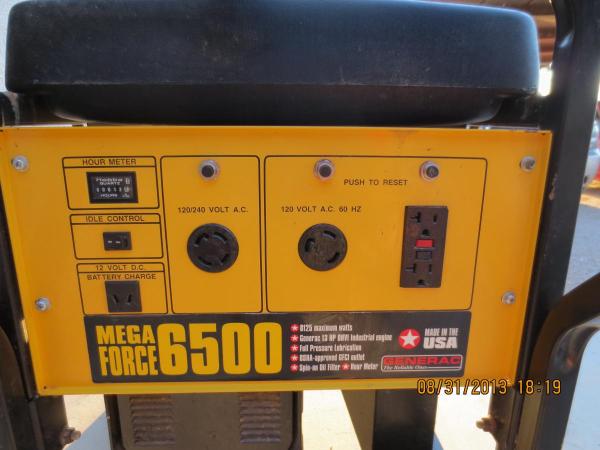 (SOLD) Generac mega force 6500 - Classified Ads - CouesWhitetail.com