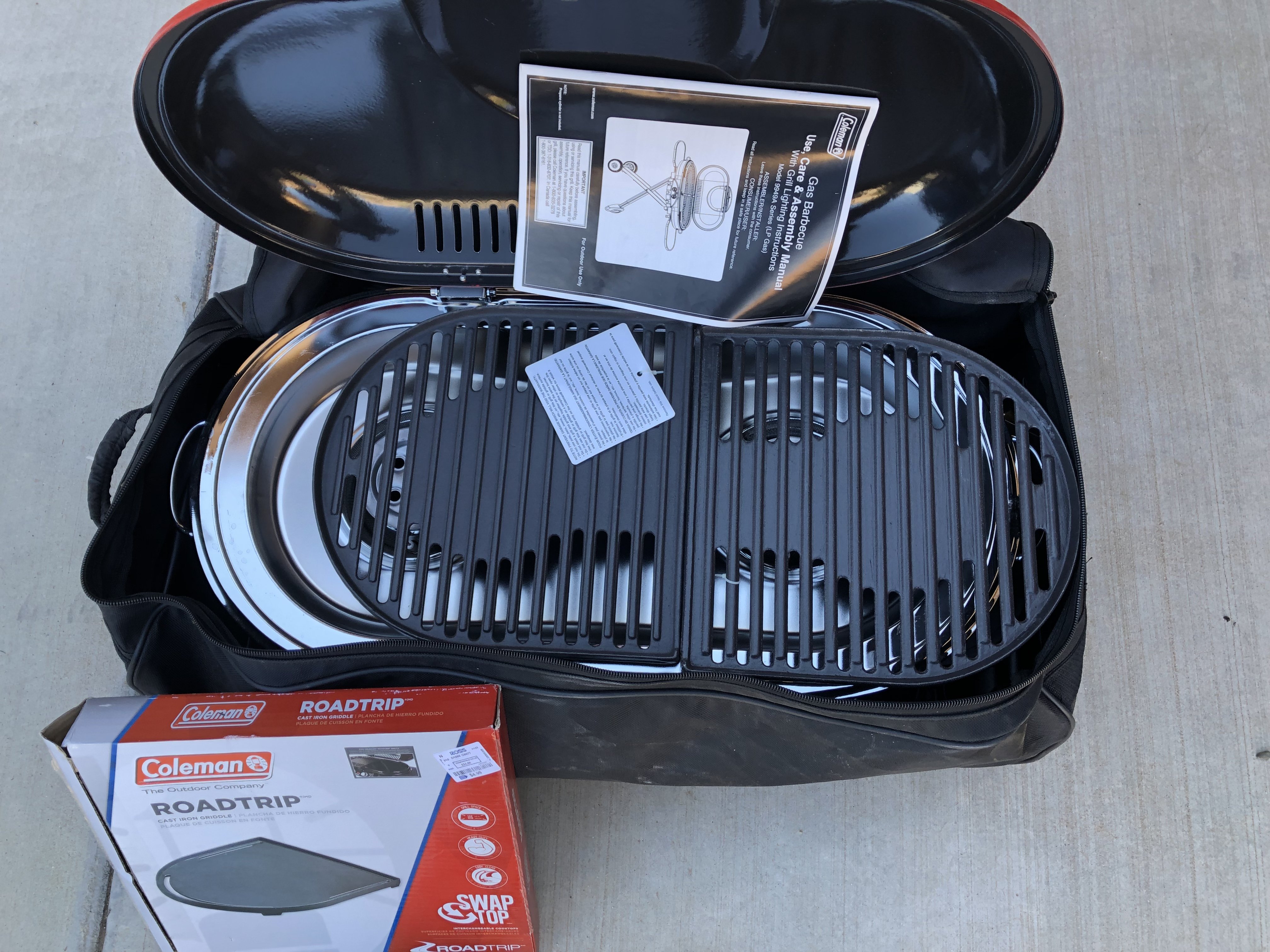 Brand new Coleman roadtrip grill griddle wheeled storage bag Classified Ads CouesWhitetail Discussion forum