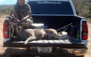 Alexus Staffeldt and her giant buck