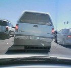 white truck on highway