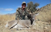 Kevin Kearney takes a double beamed Coues buck in Mexico!