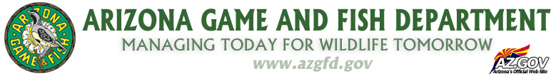 Arizona Fall Draw Results have been posted
